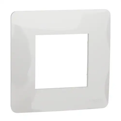 1-gang frame polar white New Unica Studio with reference NU200218 from the brand SCHNEIDER ELECTRIC