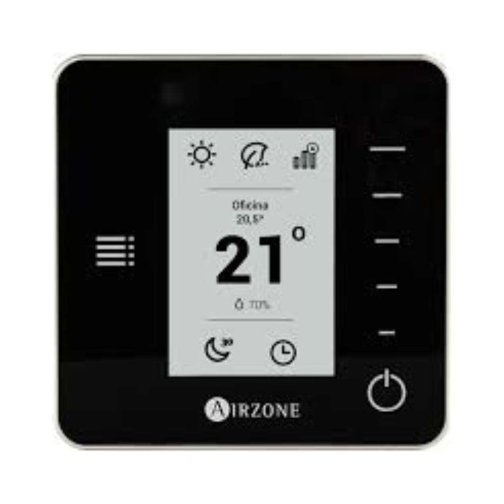 AirZone Think Black Monochrome Radio Thermostat with reference AZDI6THINKRB from the brand AIRZONE