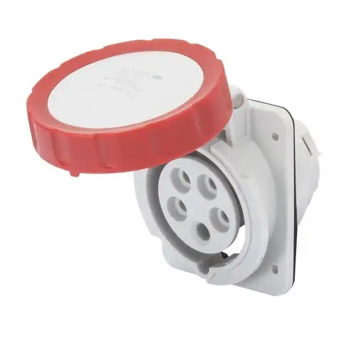Fixed Flush Mount Base at 10º IP67 3P+N+T 32A 400V 6H with reference GW62243H from the brand GEWISS