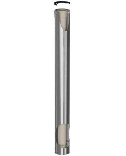 Coaxial chimney flue pipe male-female diameter 125/200mm 500mm polypropylene/stainless steel with reference 125200-500MH45 from the brand FIG