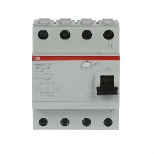 4P 25A AC Class Differential 300mA with reference 2CSF204003R3250 from the brand ABB