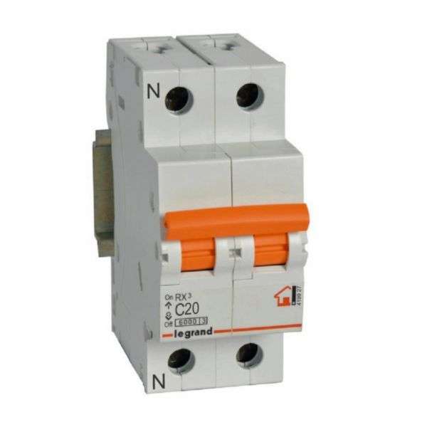 Magnetische automaat RX³ - 1P+N - 230V~ - 20A - curve C met referentie 419927 van het merk LEGRAND