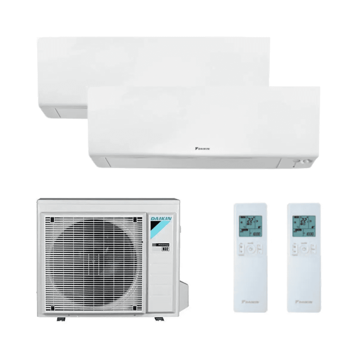2x1 Air Conditioner with WiFi Daikin Perfera 2.0 kW + 3.5 kW with reference KITDAIPER2MXM50A2035 from the brand DAIKIN