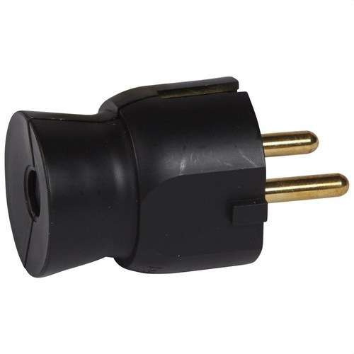 2P+T Plug 16A S/STRAIGHT BLACK with reference 050177 from the brand LEGRAND