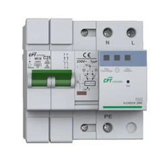 Cirprotec Surge Protector V-CHECK REC-40 2P 40A with reference 77706255 from the brand CIRPROTEC