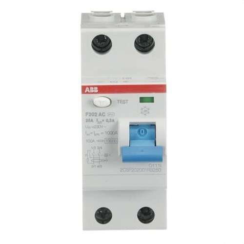 2P 25A AC Class 300mA RCD with reference 2CSF202001R3250 from the brand ABB