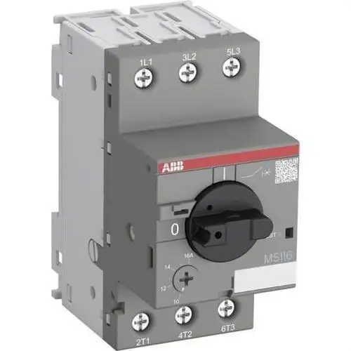 ABB Motor Protection Switch MS116 690 V AC 1 A with reference 1SAM250000R1005 from the brand ABB