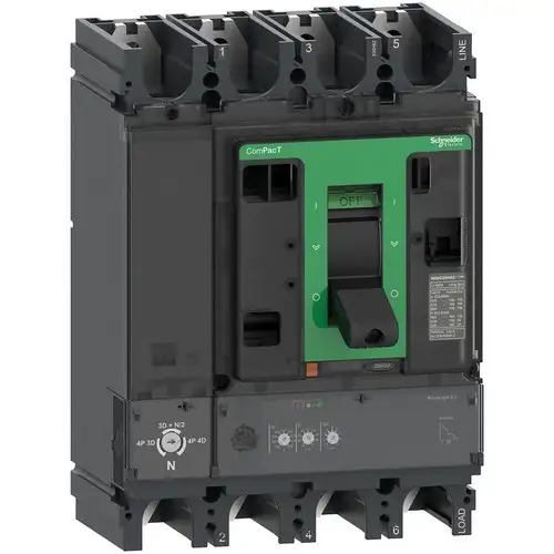 ComPacT NSX630N Circuit Breaker 50kA AC 4P4R 630A Micrologic 2.3 with reference C63N42D630 from the brand SCHNEIDER ELECTRIC