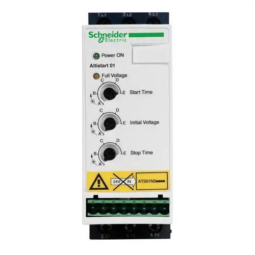 Soft Starter for Asynchronous Motors ATS01 6A 1.5-3 kW Alistart 01 with reference ATS01N206QN from the brand SCHNEIDER ELECTRIC