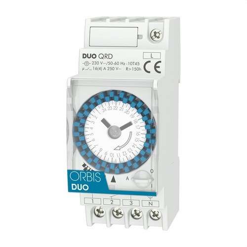 Analoge tijdschakelaar 2 MOD.DUO QRD 230V met referentie OB292032 van het merk ORBIS