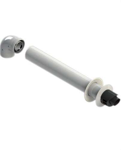 Horizontal flue outlet kit compatible with ACV, Baxi, and Viessmann with reference 610KCCVIP15 from the brand FIG