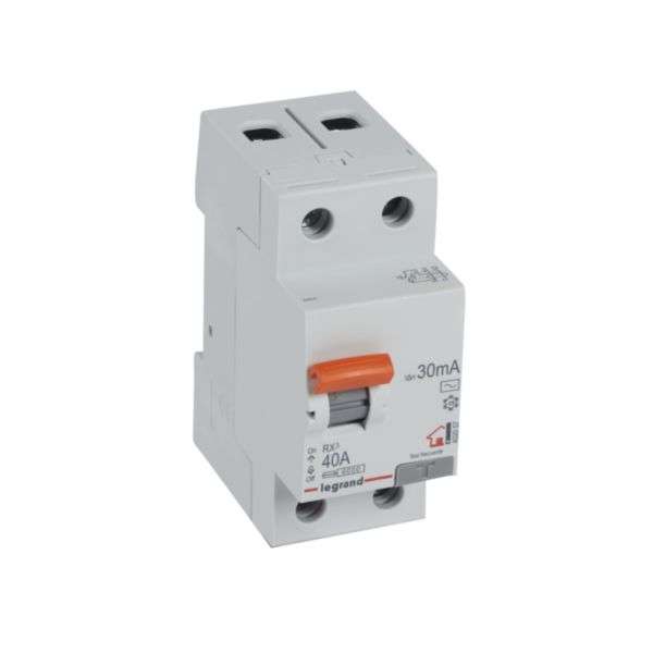 Differentieelschakelaar RX³ - 2P - 230V~ - 30mA - 40A - Type AC met referentie 402057 van het merk LEGRAND