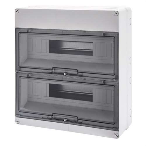 Surface-Mounted Waterproof Distribution Box 36 Modules (18x2) with reference GW40009 from the brand GEWISS