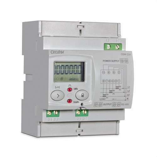 Indirect Three-Phase Energy Meter with Communications CEM-C31-485-T1 with reference Q23521. from the brand CIRCUTOR