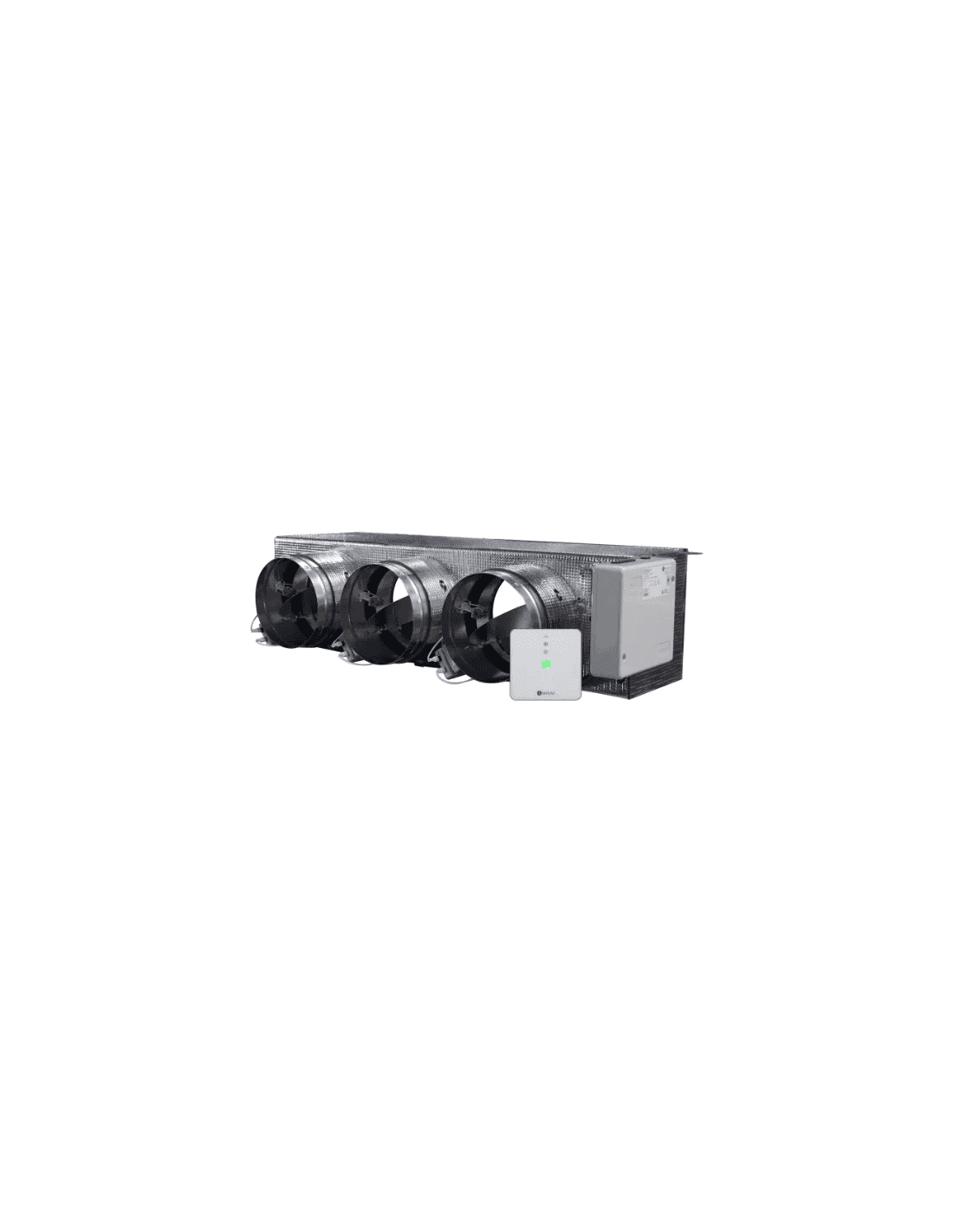 Gemotoriseerde plenum Airzone Easyzone 25 Wi-Fi Medium AZC25GREBS04S3 voor Gree – 3 uitgangen Ø200 mm (middelgrote capaciteit) met referentie AZC25GREBS04S3 van het merk AIRZONE