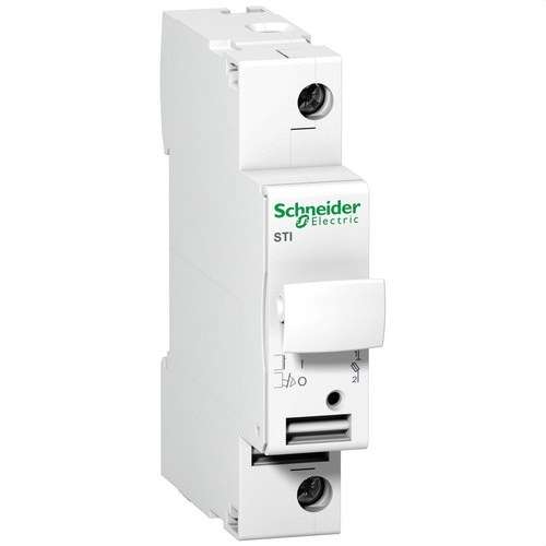 Afzonderlijke zekeringhouder STI 1P 400V met referentie A9N15635 van het merk SCHNEIDER ELECTRIC