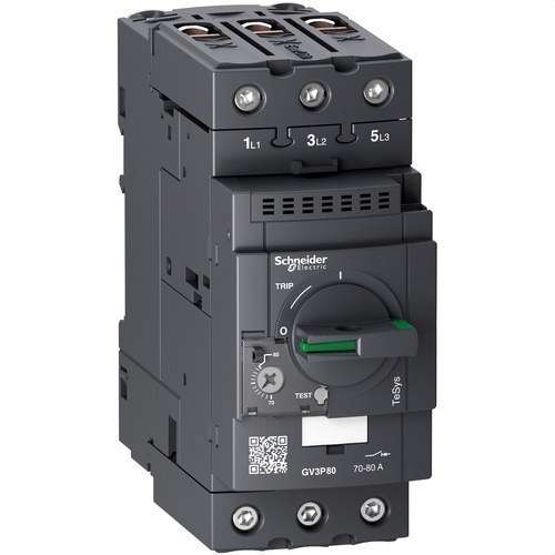 Motorautomaat TeSys GV3 3P 70-80A EverLink met referentie GV3P80 van het merk SCHNEIDER ELECTRIC
