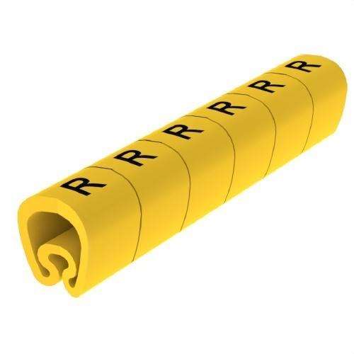 Pre-cut Yellow Markers Ø18 PVC Laminated with reference 1813-R from the brand UNEX