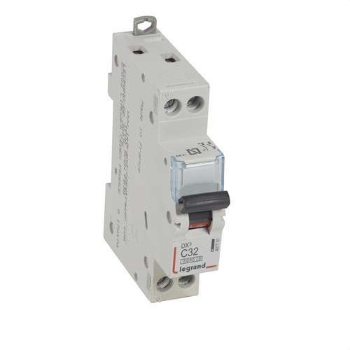 Magnetothermisch DX3 1P+N 32A Curve C 6/10kA met referentie 407731 van het merk LEGRAND