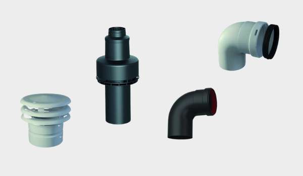 Tuyaux et accessoires pour évacuation des fumées