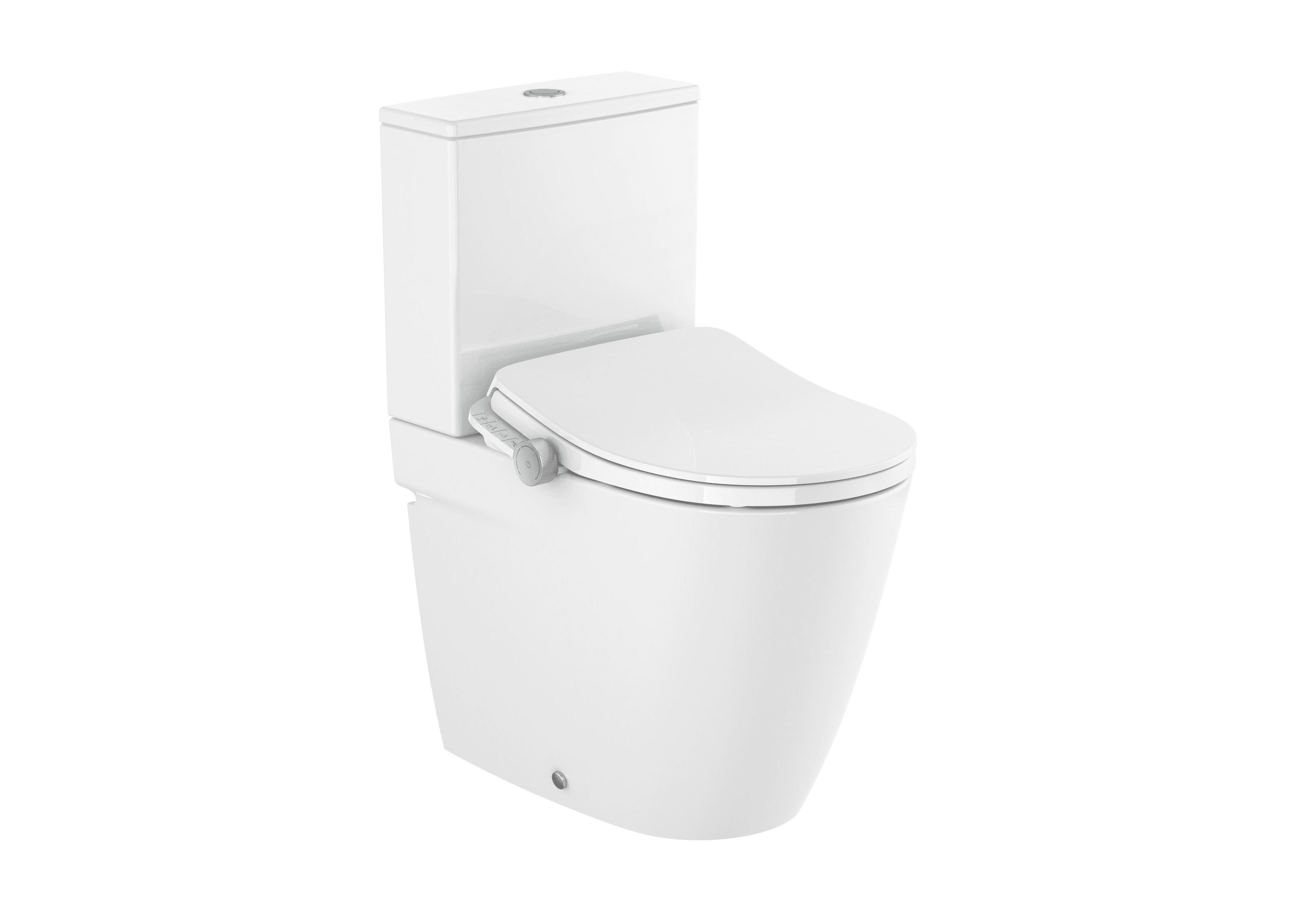 Aan de wand gemonteerd slim toilet Roca In-Wash® Ona Rimless