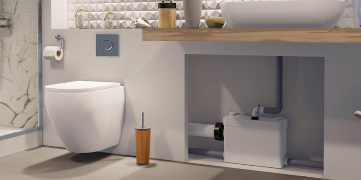 What is a toilet macerator used for