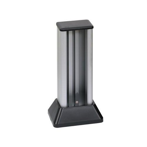 Minikolom aluminium met 2 zijden voor 4 elementen per zijde en grafietafwerking Simon 500 Cima met referentie 52550222-033 van het merk SIMON
