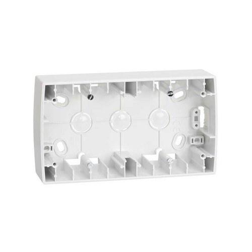 Opbouwdoos hoog voor 2 elementen wit Simon 82 met referentie 82761-30 van het merk SIMON