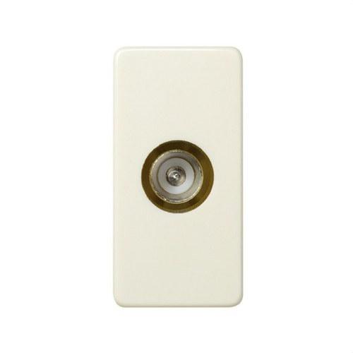 Eenvoudige TV-aansluiting halve module ivoor Simon 27 Play met referentie 27475-31 van het merk SIMON