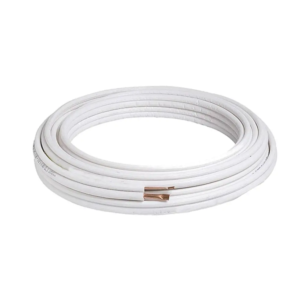 Geïsoleerde dubbele koperen buis voor airconditioning 1/4"-3/8" - Rol van 20 meter met referentie PEDOBLAM1/4X3/8(20M)-(COASOL) van het merk TUBERIA COBRE