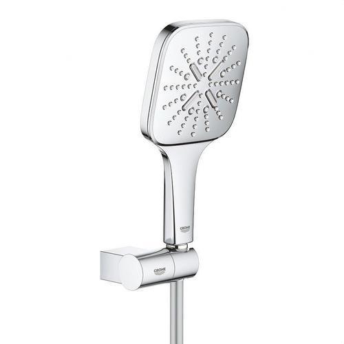 Ensemble de douche avec support Grohe Rainshower SmartActive 130 Cube avec la référence 26588000 de la marque GROHE