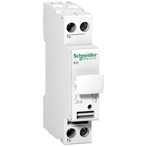 Porte-fusible isolable Acti9 STI 1P+N 500V avec la référence A9N15646 de la marque SCHNEIDER ELECTRIC