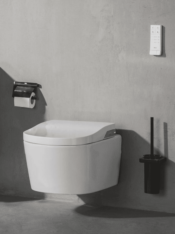 Slimline intelligent toilet In-Wash® Inspira hangend Roca Rimless met referentie A803060001 van het merk ROCA