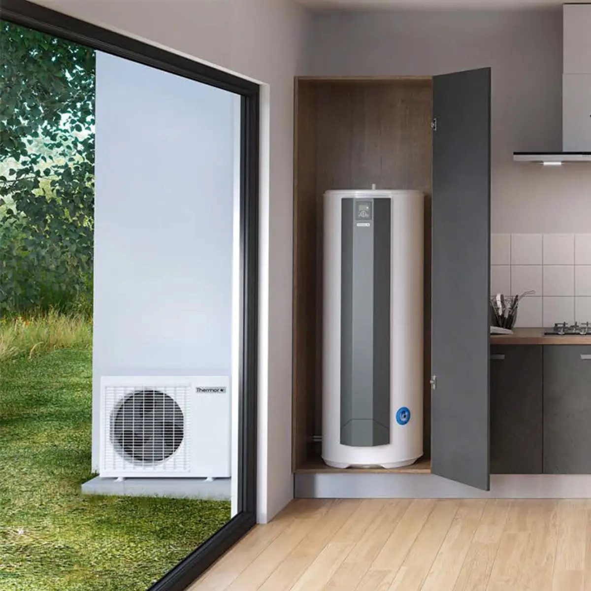 Thermor Aéromax Split Domestic Hot Water Heat Pump 270 Litres with reference 602120 from the brand THERMOR