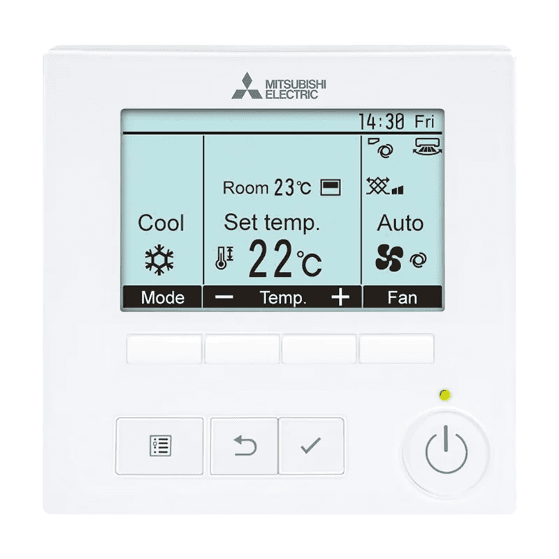 Télécommande filaire Mitsubishi Electric PAR-41MAA avec la référence PAR-41MAA de la marque MITSUBISHI
