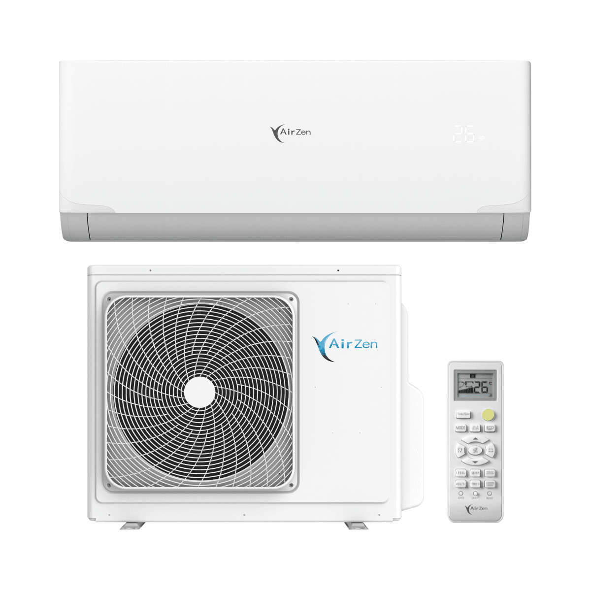 Airconditioner met wifi AirZen 3,2 kW 12000 BTU met referentie AZSP12 van het merk AIRZEN