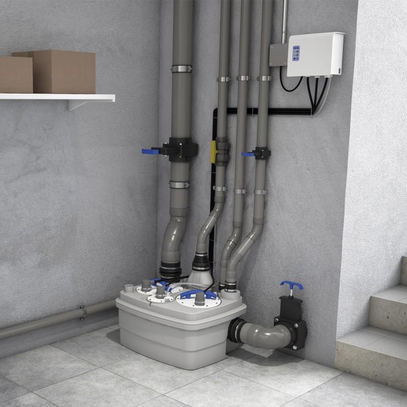 Algemene pompkamer SFA SANICUBIC 2 Pro Smart met referentie R4STDIP68NMSMART van het merk SFA SANITRIT