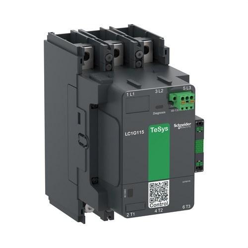 Contacteur TeSys LC1G 185A 440V 3P AC3 Standard bobine 100-250V CA-CC avec la référence LC1G185KUEN de la marque SCHNEIDER ELECTRIC