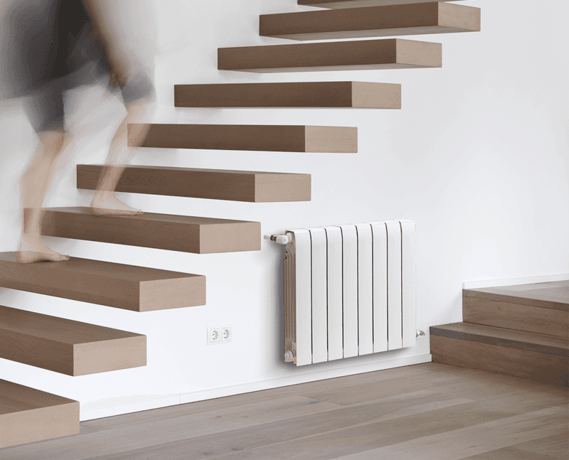 Radiateur à eau réversible Baxi Dubal 70 3 éléments avec la référence 194A30301 de la marque BAXI