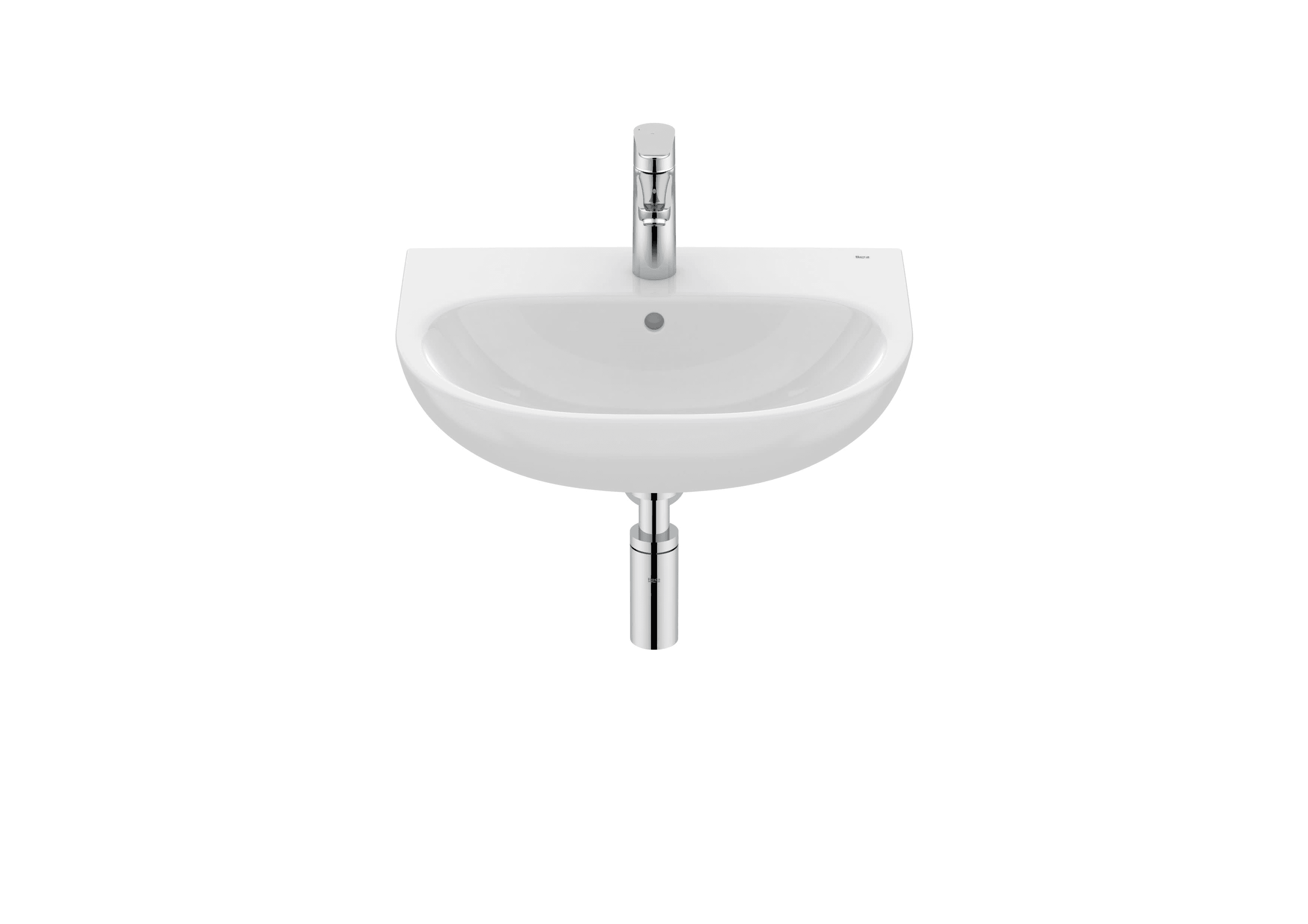 Lavabo mural en porcelaine avec fixations Roca Victoria 520x425mm avec la référence A325V03000 de la marque ROCA