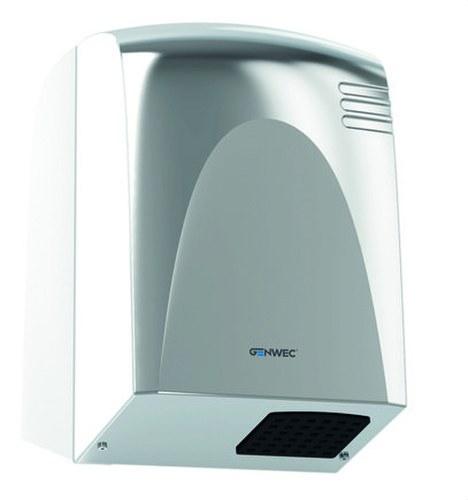 Elektronische sensor-handdroger Wecflow glanzend roestvrij staal met referentie GW01 14 04 02 van het merk GENWEC
