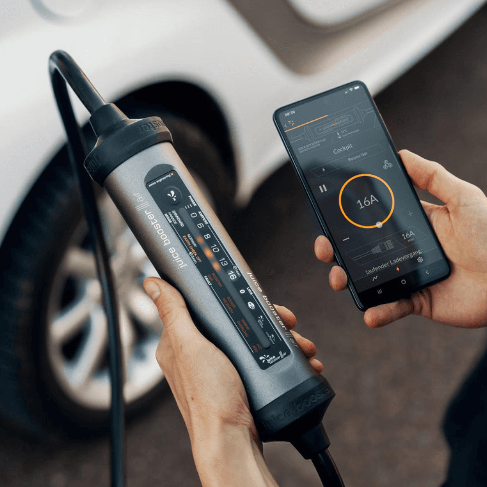 Draagbare oplader elektrische auto Juice Booster 3 air Basisset met referentie EL-JB3AE2 van het merk JUICE