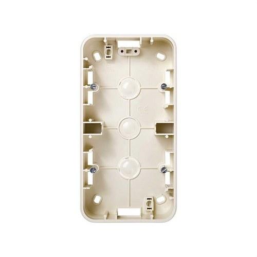 Opbouwdoos hoog voor 2 elementen ivoor Simon 75 met referentie 75761-31 van het merk SIMON