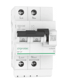 Permanent surge protector Cirprotec V-CHECK MINI 4P 10 A with reference 79706111 from the brand CIRPROTEC
