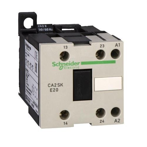 Contactor CA2-SKE 2 NO + 0 NC wisselstroom 10 A 220 V AC met referentie CA2SKE20M7 van het merk SCHNEIDER ELECTRIC