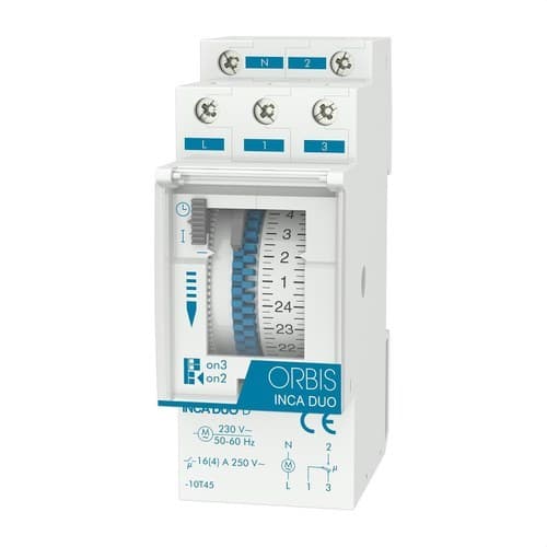 Analoge tijdschakelaar INCA DUO D 230V met referentie OB330132 van het merk ORBIS