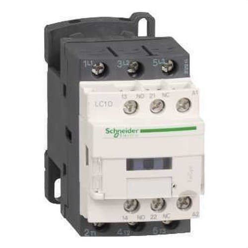 Contacteur 12A 1 NO/1 NF 48V 50-60HZ avec la référence LC1D12E7 de la marque SCHNEIDER ELECTRIC