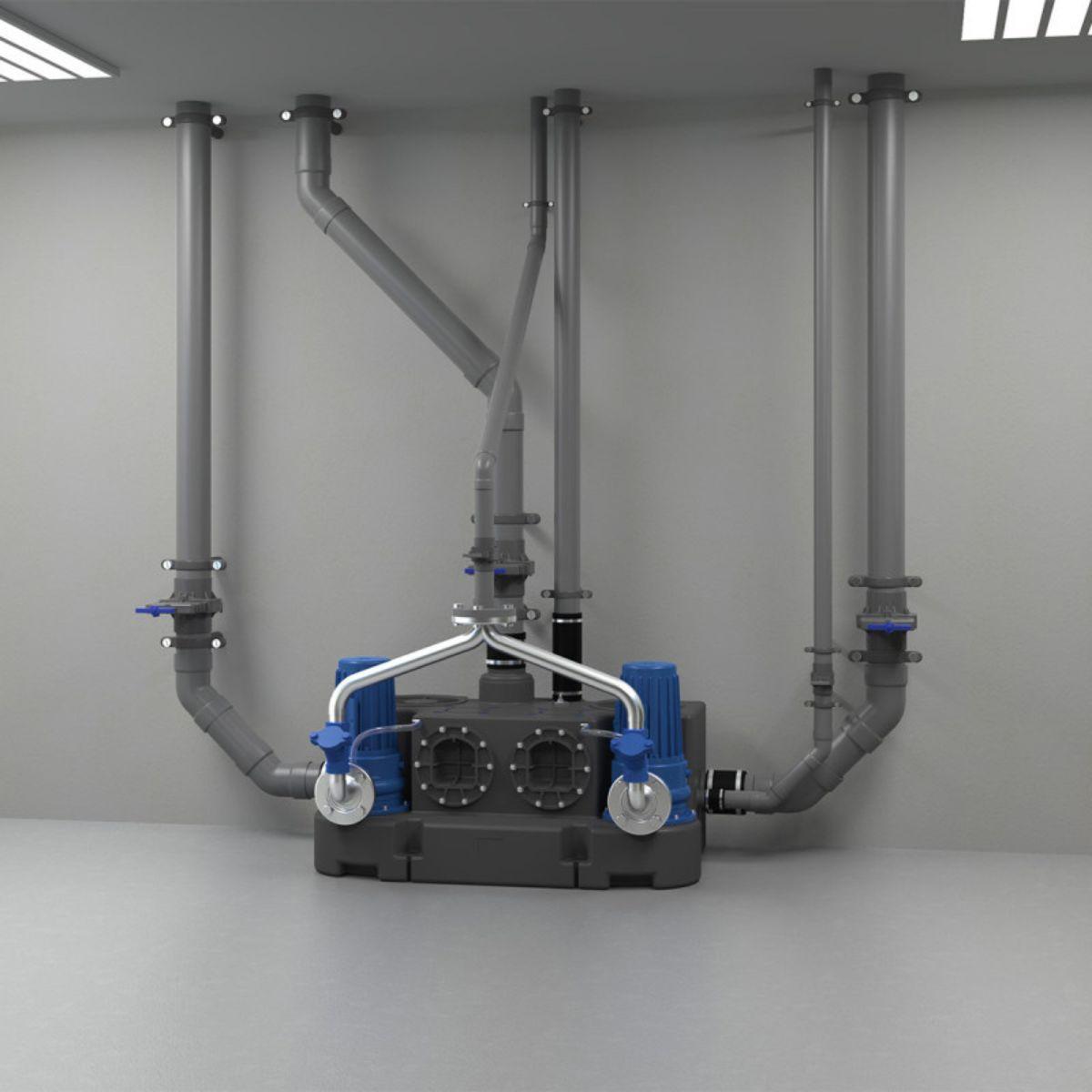 Three-Phase Pumping Station SFA Sanicubic 2 GR SE71.4 T with reference 04CUB2GR14T from the brand SFA SANITRIT