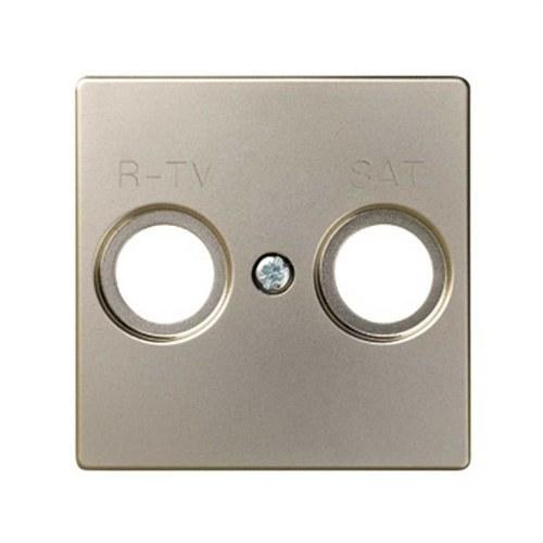 Plaat voor inductieve aansluitingen van R-TV+SAT cava Simon 82 met referentie 82097-34 van het merk SIMON