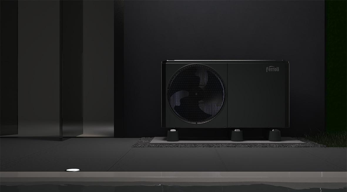 Warmtepomp aerothermie monobloc R290 Ferroli OMNIA Life M 16 kW met bediening met referentie 4B4770169 van het merk FERROLI